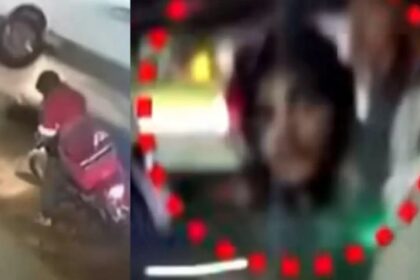 Karachi Fugitive car driver who crushed delivery rider arrested