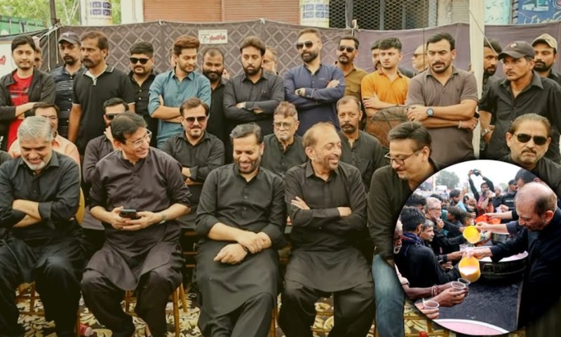 یومِ عاشورہ پر ایم کیو ایم پاکستان کے مقتدر وفد کی کراچی کے مرکزی جلوس میں شرکت؛ منتظمین سے ملاقات، شہدائے کربلا کو خراجِ عقیدت پیش