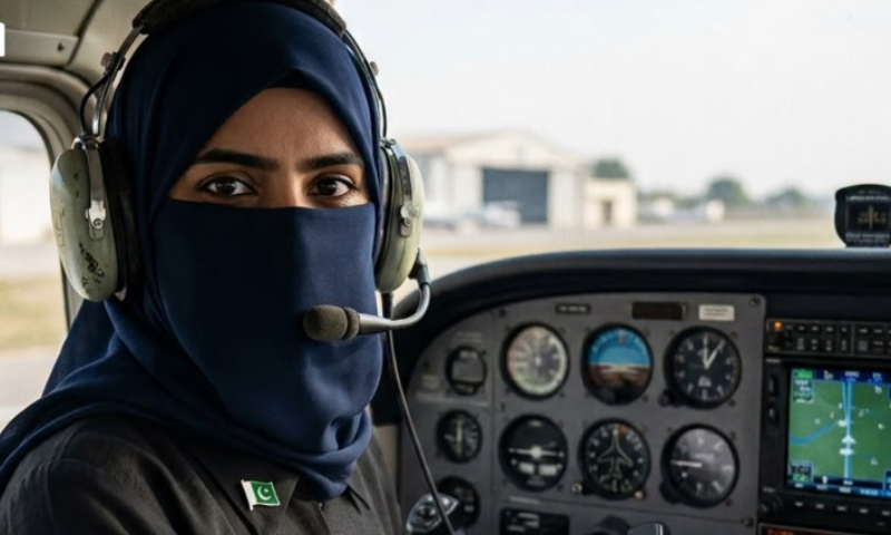 Ruling the winds with hijab and niqab; Dr. Shahnaz Leghari became a shining example of determination, courage and professionalism for women in Pakistan.