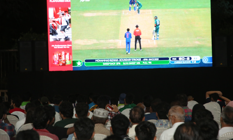 Big screen of the Football World Cup final at Arts Council Karachi, free entry for families